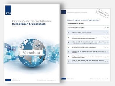 Vorschaubild Auszug aus dem VDR-Kurzleitfaden mit Quickcheck Fürsorgepflichten Vorschaubild Auszug aus dem VDR-Kurzleitfaden mit Quickcheck Fürsorgepflichten