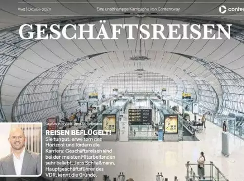Deckblatt WELT Themenheft Geschäftsreisen | VDR