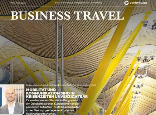 Deckblatt WELT Sonderbeilage Business Travel | VDR